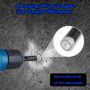 10Pcs 5mm Dry Diamond Drill Bits Set, Larouoba 3/16 Black Diamond Core Drill Bits for Tile Ceramic Marble Porcelain Stone Glass(not for Wood)