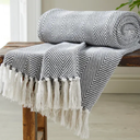 Throw Blanket Soft and Breathable 100% Cotton Throw Blanket 52x13
