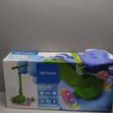 Jetson 3-Wheel Light-Up Kick Scooter, Lights on Stem & Wheels, Height Adjustable Handlebar, Rear Brake, Foldable, Ages 3+ (Bloom Green)