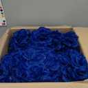 10 Inch Artificial Romantic Rose Flower Ball for Home Outdoor Wedding Party Centerpieces Decorations, 10 Pack, Blue