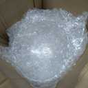 HillSpring Small Glass Bowls for Dessert, Snack, Fruit, or Nuts, 4.5" Textured Bowls Set for Kitchen Prep, 9.5 ounce Capacity Dip Bowls, Portion Control Bowls, Set of 6 