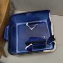 KOOV Ceramic Bakeware, 8x8 Baking Dish, Square Baking Pan, Ceramic Baking Dish, Brownie Pans for Cake Dinner, Kitchen, Reactive Glaze (Nebula Blue)