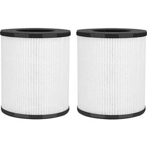 Fette Filter - VK-6067B H13 True HEPA Filters Compatible with HOKEKI VK-6067B & Vremi True Hepa Air Purifiers H13 with Activated Carbon- Pack of 2 (VK6067B)