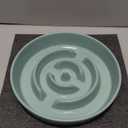 Ceramic 3.2 Cup Slow Feeder Dog Bowl for Large Dog, 9.5inch Puzzle Food Dish, Anti-Gulping, Stop Bloat, Preventing Choking (Single Bowl-Light Green)