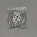 6Pcs 4040 Inside Corner Bracket Gusset, Silver Aluminum Extrusion Brackets, L Bracket Connector for 4040 Series Aluminum Extrusion Profile with Slot 8mm