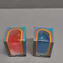 2 Packs Dream Squishy Drop Stress Balls for Adult, Gel Filled Fidget Toys for Kids Stress Relief - High Density Squeeze Balls for Students Calming (Blue Pink)