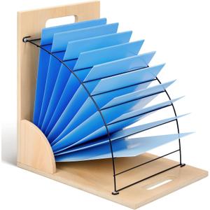 JoyCat Clipboard with Storage, Wood and Metal Clipboards Holder Small White Board Organizer for Classroom Office (Assembly Required) (1)