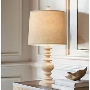 PoKat 20.5'' Table Lamp - Farmhouse Living Room Lamps for Bedroom, Small Lamps for Night Stands, Tradition Bedroom Lamp, Vintage Bedside lamp for Living Room, End Table, Single