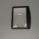 Rechargeable 5X Magnifying Glass for Reading, Large Bright Full Page Magnifier with Light, Handheld LED Dimmable Lighted, Lightweight Book Magnifier for Reading Small Prints Seniors Low Vision (Black)