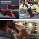 for Samsung Galaxy A17 5G/ A26 5G Phone Case with 2 Pack Screen Protector | Military Grade Shockproof | Heavy Duty Robust Bumper Cover | with Kickstand | Red