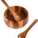 Gibson Home Laurel Acacia Wood Salad Bowl Set, 3 - Piece, Acacia Wood
