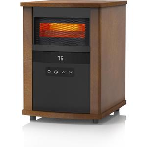 Infrared Heater for Large Room 1500W Space Heater with Remote Adjustable Thermostat Overheat Protection Electric Heater for Indoor Use