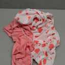 KeaBabies 2-Pack Organic Crib Sheets for Boys, Girls - 52x28 Fitted Crib Mattress Sheet Neutral, Breathable Jersey Cotton Cover for Baby Bed, Toddler Mattress, Soft & Cute Prints (Pink and Hearts)