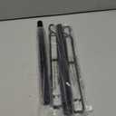 Mavivegue Closet Rod, 17 to 84 Inch Adjustable Closet Rods for Hanging Clothes, Heavy Duty Tension Rod, Black Curtain Rod, for Closet, Wardrobes, Bathroom, Laundry