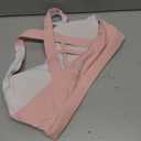 RUNNING GIRL Sports Bra for Women, Criss-Cross Back Padded Strappy Sports Bras Medium Support Yoga Bra with Removable Cups. Size M