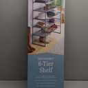 Whitmor Spacemaker 6-Tier Shelves, Gunmetal