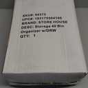 NATRKE Floor Protection Mat, Transparent, Size 122 x 92 cm, 48" x 36.22" Office Chair Mat, Swivel Chair Mat, Desk Chair Mat for Hard Floor, Parquet Floor Mat, PVC Floor Underlay, Laminate, Parquet