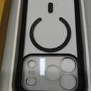 Miracase Magnetic for iPhone 17 Pro Case 6.3" [Compatible with MagSafe] Full-Body Phone Case with Built-in Glass Screen Protector & Camera Control,Drop Proof iPhone 17 Pro Cover, Black