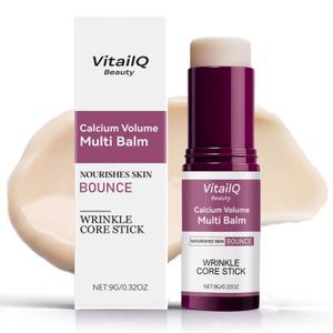 Official VitailQ Anti Wrinkle Calcium Balm, Hydrating Face Moisturizer for Eyes, Neck, Face