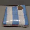 Genovega 6 Packs Oversized Stripe Turkish Beach Towel 74"x38" Thin Quick Dry Sand Free Pool Bath Swim Towels Extra Large XL Clearance Blanket Adult Travel Vacation Essentials Accessories (Blue Lightgreen Orange Pink Yellow Purple Stripe)