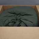 Bedsure Queen Comforter Set, Dark Green Soft Prewashed Bedding for All Seasons, 3 Pieces GentleSoft Bed Set, 1 Lightweight Comforter (90"x90") and 2 Pillowcases (20"x26")