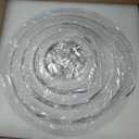 Modern LED Ceiling Light,41.3'' Dimmable Flush Mount Ceiling Lights with Remote,Acrylic Round Ceiling Lighting Fixture for Living Room Dining Room Bedroom Kitchen(White,8 Rings,80W)