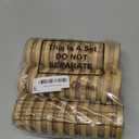 Cunhill 30 Pieces 70mm Bamboo Jar Lids Bulk with Straw Hole for Glass Cups Reusable Mason 2.76 Inch Wooden Lids with Silicone Ring for Beer Can Cups Regular Mouth Drinking Jars