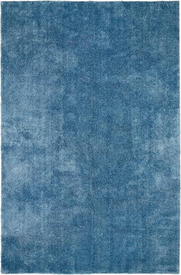 Garland Rug Room Size Bathroom Carpet 5 ft x 6 ft Basin Blue – Soft, Plush, Absorbent, Quick-Dry, Durable Unbound Edges for Easy Cutting