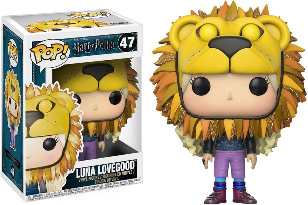 Funko Pop Movies: Harry Potter - Luna Lovegood W/Lion Head Collectable Figure