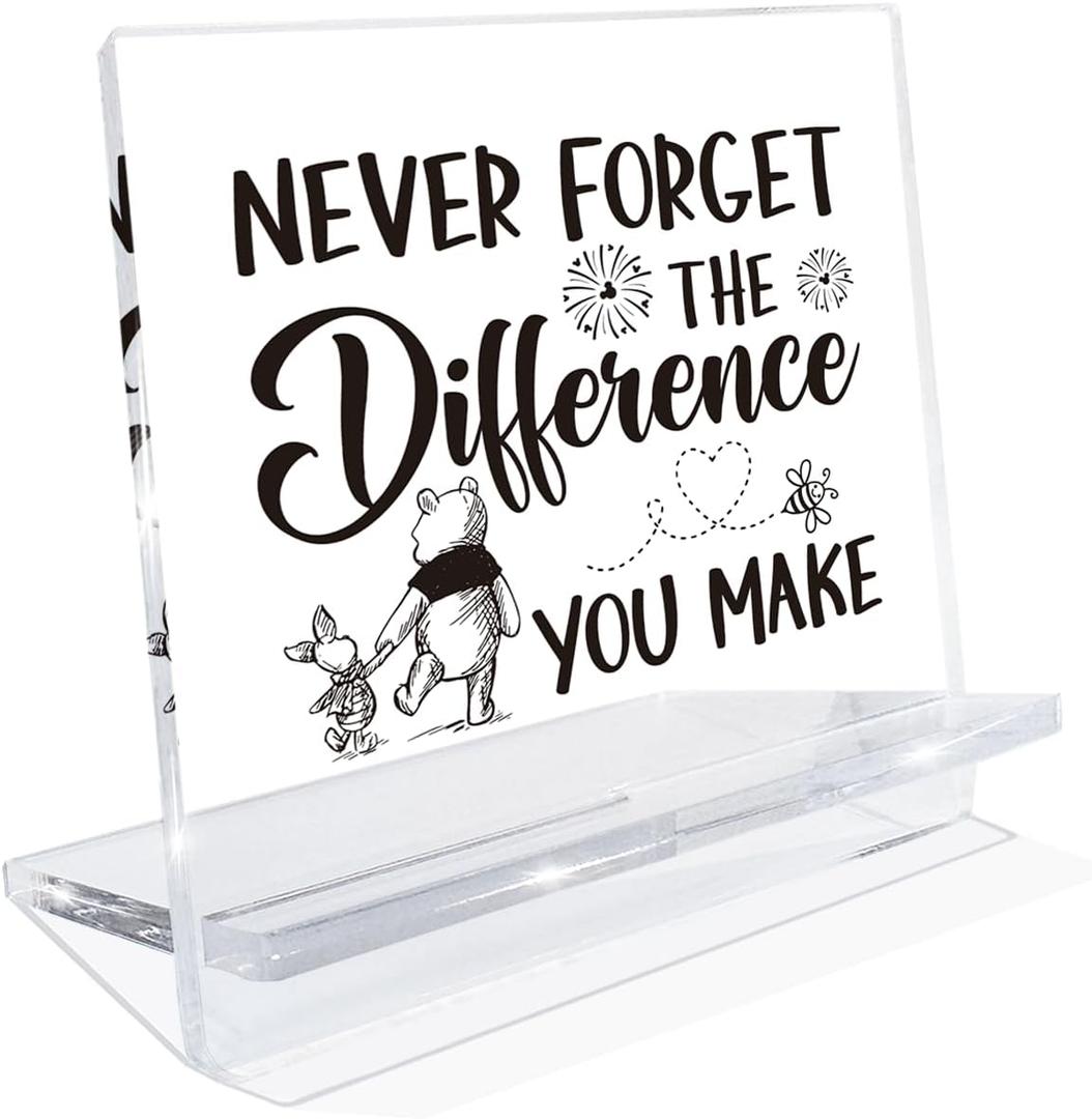 Inspirational Gifts For Women Friend Graduate Teen Girl Boy Birthday, You Are Amazing Remember That, Home Office Desktop Decor, Inspirational Gifts, Cheer Up Gift, Acrylic Board With Support