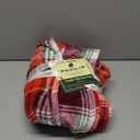 PAVILIA Throw Blanket | Holiday Christmas Red Fleece Blanket | Soft, Plush, Warm Winter Cabin Throw, 50x60 (Red Green Plaid)