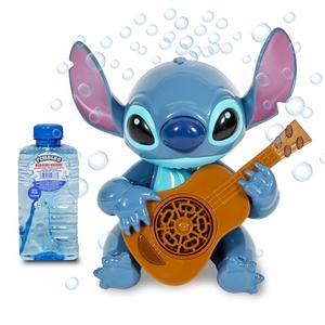 Stitch NO Spill Musical Bubble Machine | Bubble Toy for Toddlers and Kids | Amazon Toys Exclusive with 16 oz of Extra Bubble Solution (Bubble Solution Bottle Colors Will Vary)