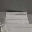 Stone Dish Drying Mat for Kitchen Counter, 24''15'' Dishes Drying Matt Kitchen Counter, Absorbent Diatomaceous Earth Bath Quick Dry Mats for Tableware, Bottles and Cup(White Marble)