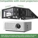 Golf Simulator Projector Enclosure with Cooling Fan & Artificial Turf | Floor-Mounted Protective Cover for Enhanced Projector Protection