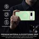 BENTOBEN for Google Pixel 7 Case [Compatible with Magsafe] Translucent Matte Magnetic Pixel 7 Case Magsafe Slim Thin Shockproof Women Men Protective Phone Cover for Google Pixel 7 6.4", Matcha Green