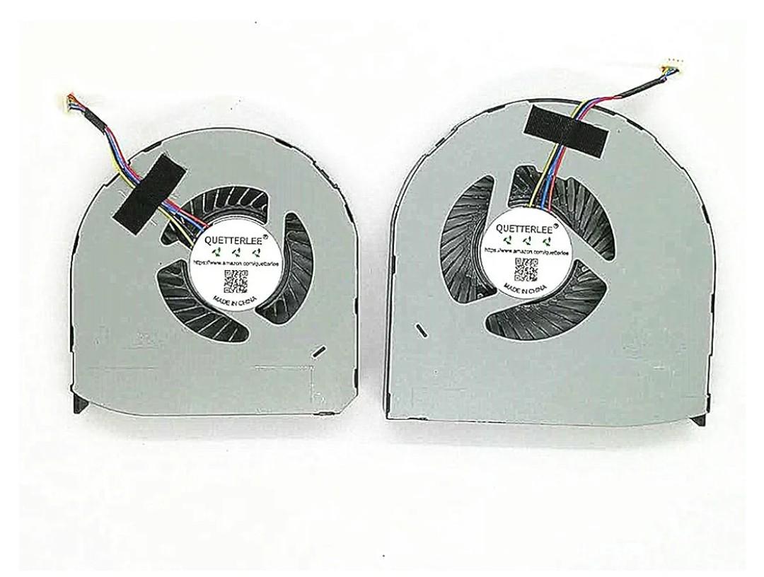 Replacement New CPU and GPU Cooling Fan for Dell Precision 17 7710 M7710 M7720 Series EG75150S1-C030-S9A and EG75150S1-C040-S9A NS75C05-15A07 NS75C06-15A08 0YJNJK 0VNPPK YJNJK VNPPK Fan