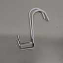 Over The Door Hooks 2 Pack  Heavy Duty Door Hanger Hooks for Hanging Towels, Bags, Robes, Clothes  No Drilling Over Door Hook, Dorm Essentials, Towel Racks for Bathroom, Bedroom, Closet