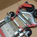 Milwaukee Hand Trucks 73333 Fold-Up Convertible Hand Truck, 4-Piece Frame, Compact Storage, 300 lb Capacity, Red