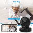 wansview Cameras for Home Security, 2K IP Camera, WiFi Home Indoor Camera for Baby/Pet/Nanny, Motion Detection, 2 Way Audio Night Vision, Compatible with Alexa, with TF Card Slot and Cloud