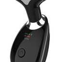 Red-Light-Therapy-for-Face and Neck, 7 Color Light Based Facial Massager, Portable Skin Care Tool (Black)