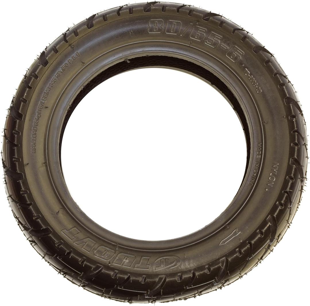 Electric Scooter Tire 10x3.0 Off Road Tire Set 80/656 255x80 10 inch Replacement for 6" Rim Road Tyre NonSlip Surface for Kugoo M4 Pro Kirin M4 / M3 Scooter EBike ATV Dirt Bike 10x3.0