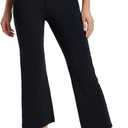 Yogipace Women's Capri Yoga Pants High Waisted Cropped Flare Leggings for Travel, Casual and Lounge, XL