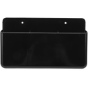 Remote Control Holder Wall Mount - Tv Remote Organizer Self Adhesive - Compact 3-Grid Storage Box for Home Office and School Supplies Black 2-Pack