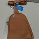 INICAT RFID Blocking Sling Bag, Anti Theft Crossbody Bag for Women, Travel Fanny Pack Style Purse, Vegan Leather