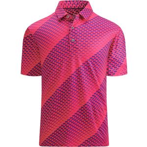 Mens Golf Shirts Short Sleeve Moisture Wicking Dry Fit Performance Athletic Polo Shirt (XXL)