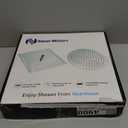 NearMoon Rain Shower Head, High Flow Stainless Steel Square Rainfall Shower, Waterfall Bath Shower Body Covering, Ceiling or Wall Mount (12 Inch, Chrome Finish)