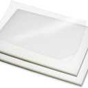 Rayson Clear Binding Cover - 7 mil Polypropylene, 8-1/2  11 inches, Durable Un-Punched Plastic Presentation Covers, 100-Pack (PP2100C)