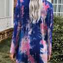 Poetsky Fall Womens Tunic or Tops to Wear with Leggings Long Sleeve Casual Long Shirts Blouses with Pockets (S)