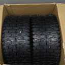 GICOOL 15x6.00-6 Tire and Inner Tube Set, TR-13 Straight Valve Stem, Replacement Riding Mower Front Wheel Assembly, 2 Pack