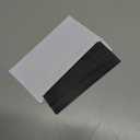 Blank Keyboard Stickers Non Transparent Black Background